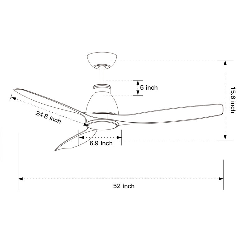 Ivy Bronx DarrylRoss 52'' Ceiling Fan with LED Lights Wayfair